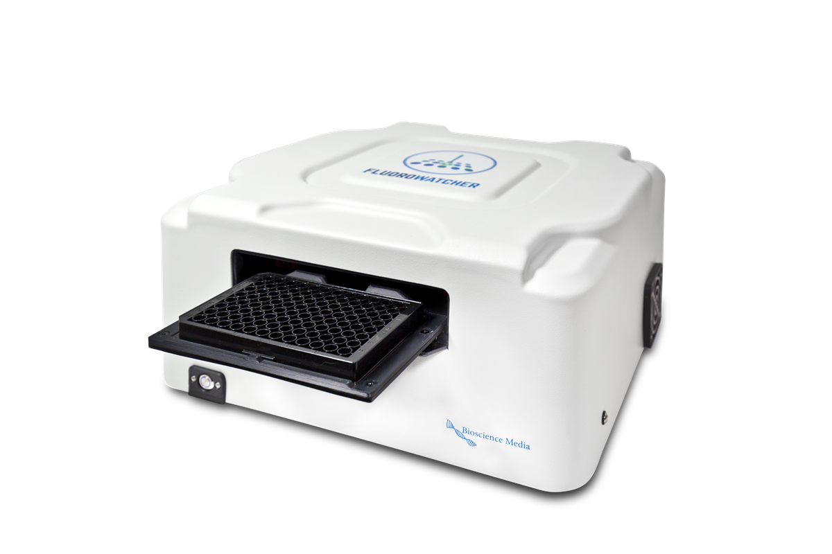 Fluorowatcher fluorescent microarray imager — hero product view